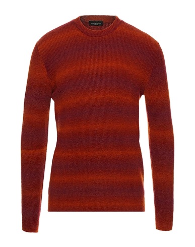 ROBERTO COLLINA Pullover Ruggine 63% Lana Merino, 36% Nylon, 1% Elastan