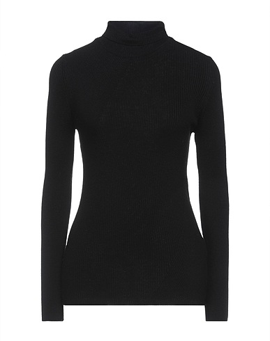 ZUE ANNA Dolcevita Nero 100% Lana Merino