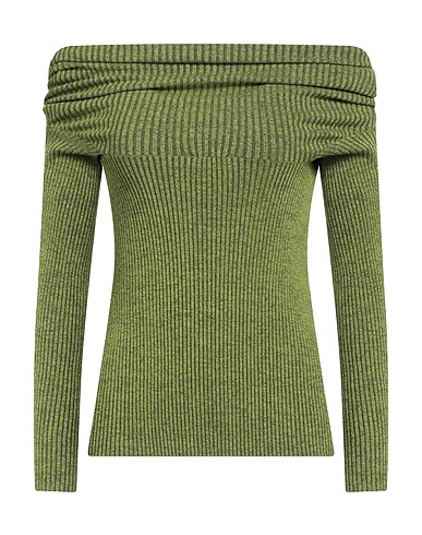 ELISABETTA FRANCHI Pullover Verde lime 76% Viscosa, 20% Poliestere, 4% Elastan