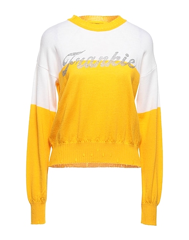 FRANKIE MORELLO Pullover Giallo 100% Lana Merino