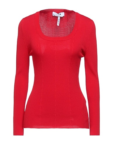 MSGM Sweater Red 65% Viscose, 35% Polyamide