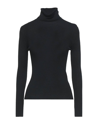 P.A.R.O.S.H. Rollkragenpullover NERO 100% Wolle