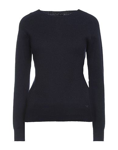 EMPORIO ARMANI Cashmere blend Midnight blue 100% Cashmere