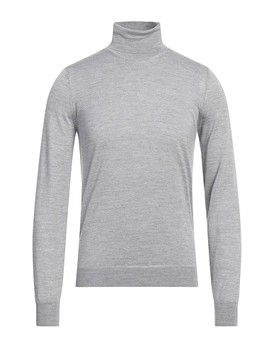 VNECK Turtleneck Light grey 70% Wool, 30% Silk