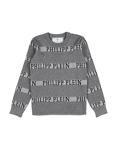 PHILIPP PLEIN Jumper Grey 63% Viscose, 37% Polyester