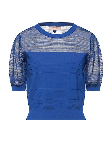 TWINSET Jumper Blue 70% Polyamide, 28% Polyester, 2% Elastane