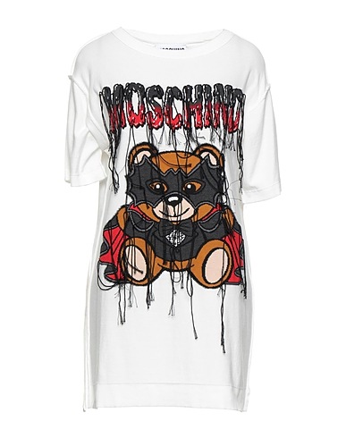 MOSCHINO Vestito corto Bianco Cotone