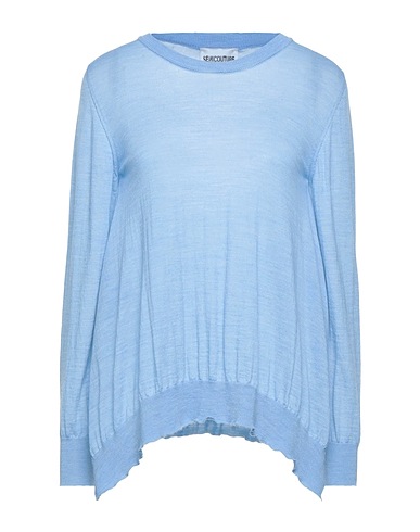 SEMICOUTURE Sweater Sky blue 100% Virgin Wool