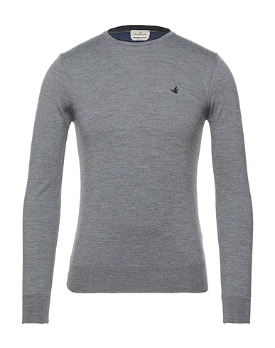 BROOKSFIELD Jumper Grey 100% Virgin Wool
