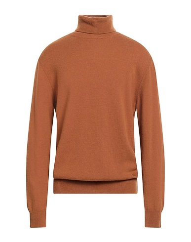 DONDUP Polo neck Camel 55% Merino Wool, 45% Cashmere