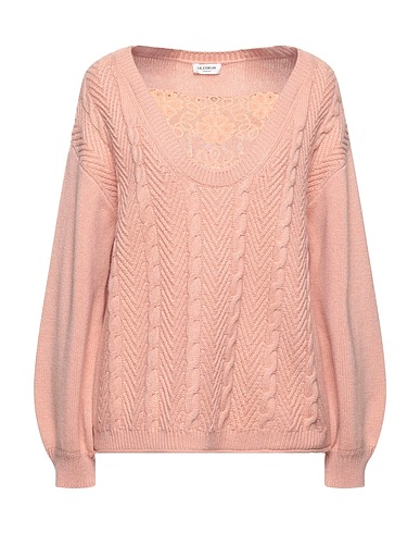 LE COEUR TWINSET Pullover Cipria 45% Poliammide, 30% Cotone, 25% Lana
