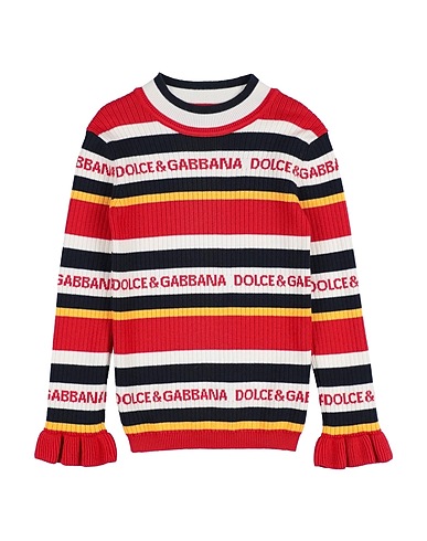 DOLCE&GABBANA Πουλόβερ Κόκκινο 85% Βαμβάκι, 15% Κασμίρι