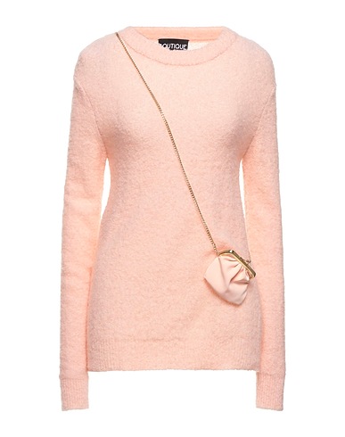 BOUTIQUE MOSCHINO Jumper Pink 48% Acrylic, 32% Wool, 20% Polyester