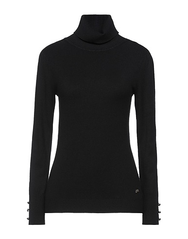 YES ZEE by ESSENZA Polo neck Black 55% Viscose, 30% Polyamide, 15% Modal