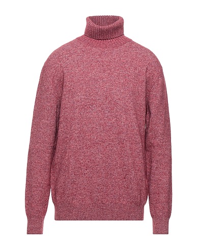 KANGRA Polo neck Burgundy 30% Cotton, 28% Alpaca wool, 28% Polyamide, 12% Wool, 2% Elastane
