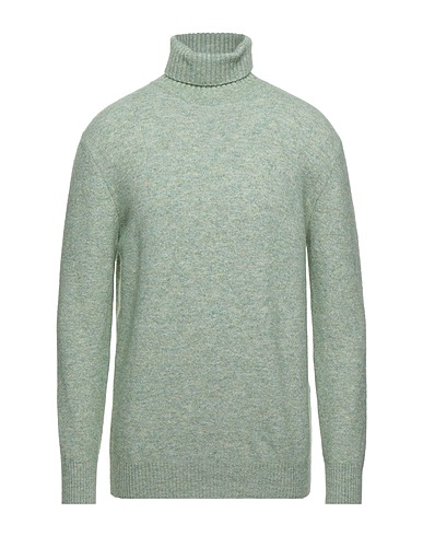 KANGRA Polo neck Light green 30% Cotton, 28% Alpaca wool, 28% Polyamide, 12% Wool, 2% Elastane