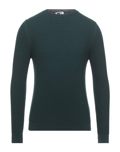 HERITAGE Jumper Dark green 100% Merino Wool