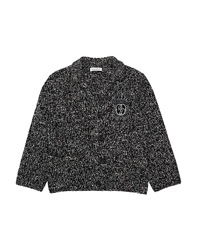 DOLCE&GABBANA Cardigan Black 100% Virgin Wool, Polyester, Cotton, Polyamide, Viscose