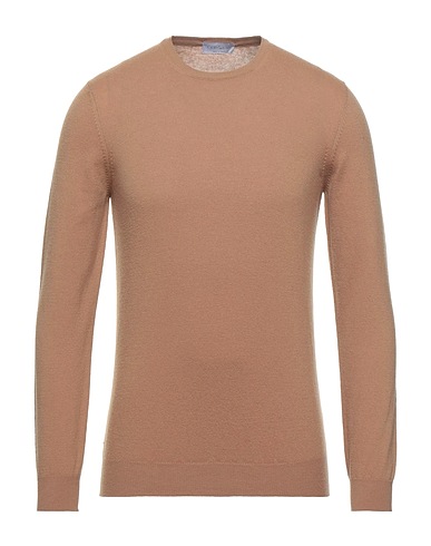 GRAN SASSO Jumper Camel 100% Virgin Wool