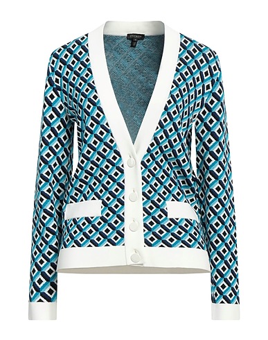 ESCADA Cardigan Turquoise 84% Viscose, 7% Polyamide, 7% Polyester, 2% Elastane