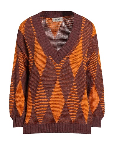 CROCHÈ Pullover Bordeaux 60% Acrilico, 15% Lana di alpaca, 15% Lana, 10% Viscosa