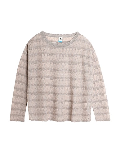 M MISSONI Sweater Light grey 48% Viscose, 28% Cotton, 19% Polyester, 5% Polyamide