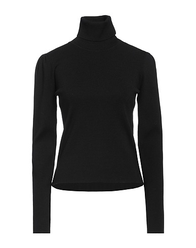 SILVIAN HEACH Polo neck Black 47% Viscose, 30% Polyester, 23% Nylon