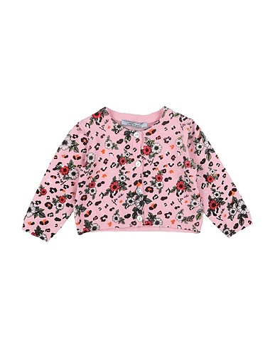 PACIOTTI 4US Cardigan Pink 50% Acrylic, 28% Polyester, 22% Polyamide