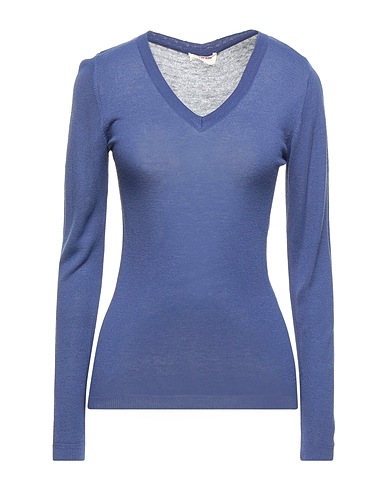 DUCA D'ALBA Pullover Blau 80% Modal, 20% Andere Fasern