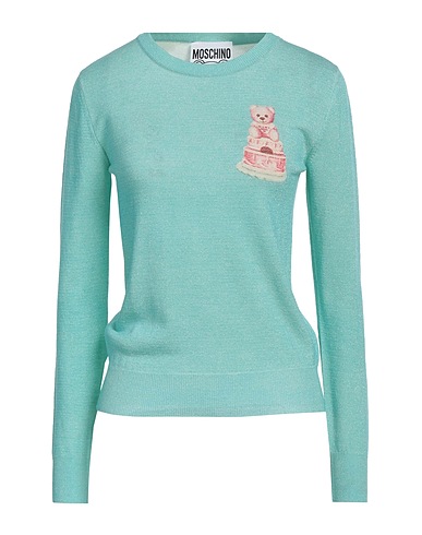 MOSCHINO Pullover COUTURE Verde chiaro 100% Lana Vergine