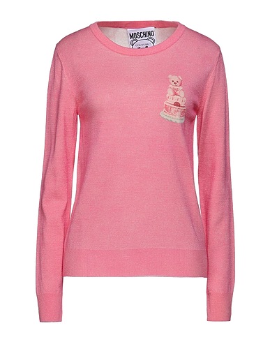 MOSCHINO Jumper COUTURE Fuchsia 100% Virgin Wool