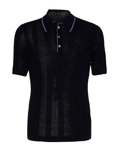 DUNHILL Pullover Blu notte 100% Cotone