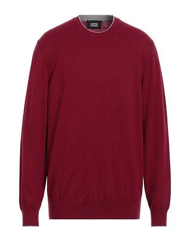 ALPHA STUDIO Pullover Pourpre 100% Laine Geelong