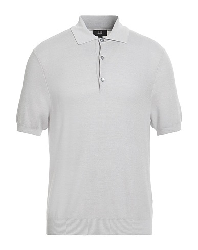 DUNHILL Pullover Grigio chiaro 100% Seta tussah