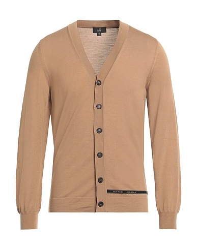 DUNHILL Cardigan Camel 100% Merino Wool