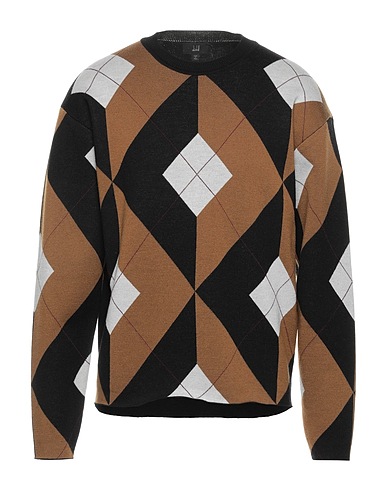 DUNHILL Jumper Brown 100% Wool
