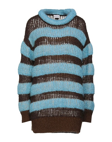 2 MONCLER 1952 Sweater Sky blue 80% Mohair wool, 20% Polyamide, Alpaca wool, Wool