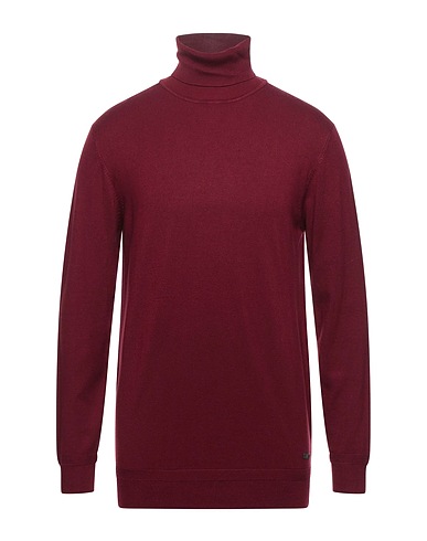 SEINSE Polo neck Burgundy 70% Viscose, 30% Nylon