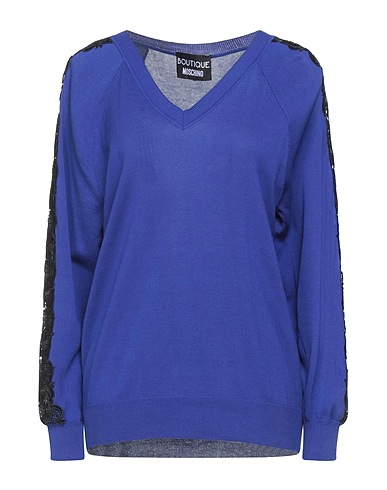 BOUTIQUE MOSCHINO Jumper Purple 100% Cotton