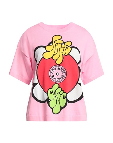 BOUTIQUE MOSCHINO Jumper Pink 100% Cotton