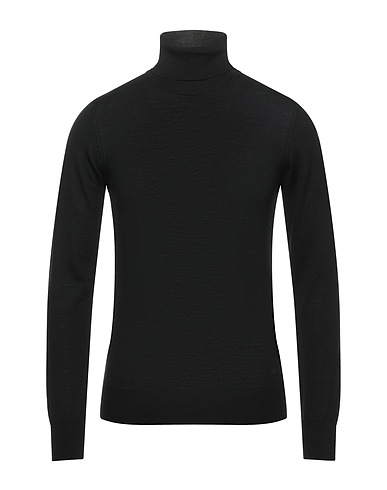 EMPORIO ARMANI Polo neck Black 100% Virgin Wool