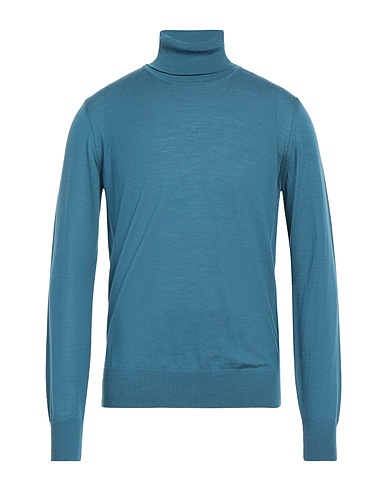 EMPORIO ARMANI Polo neck Deep teal 100% Virgin Wool