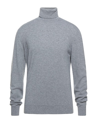 ALPHA STUDIO Polo neck Grey 100% Geelong Wool