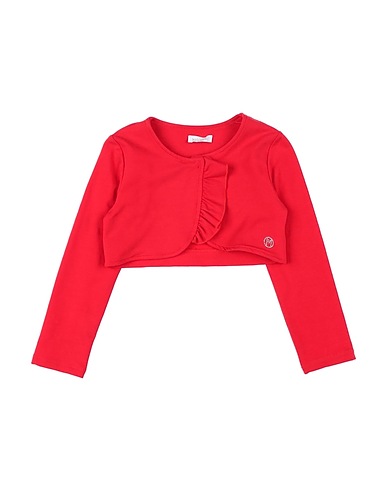 MEILISA BAI Shrug Red 95% Cotton, 5% Elastane