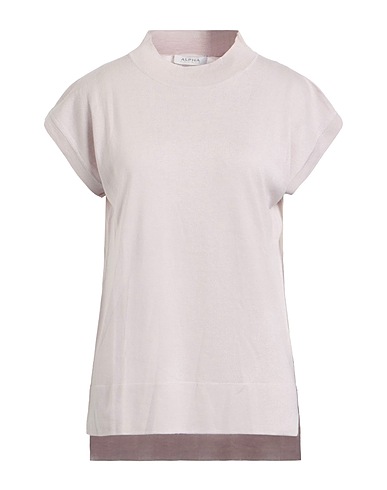 ALPHA STUDIO Πουλόβερ Γκρι-καφέ 85% Μετάξι μουριάς, 15% Κασμίρι