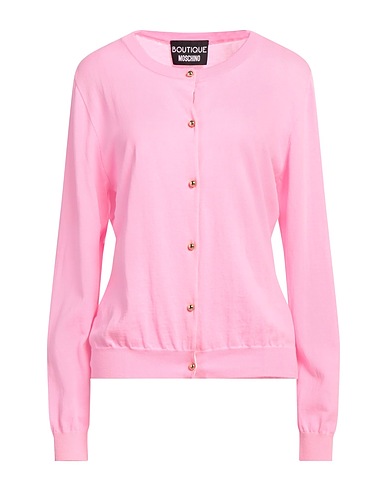 BOUTIQUE MOSCHINO Cardigan Pink 100% Cotton