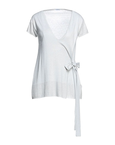 MALO Jumper Light grey 55% Silk, 45% Linen