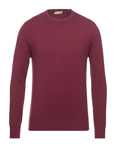 CASHMERE COMPANY Jumper Burgundy 68% Wool, 30% Cashmere, 2% Elastane