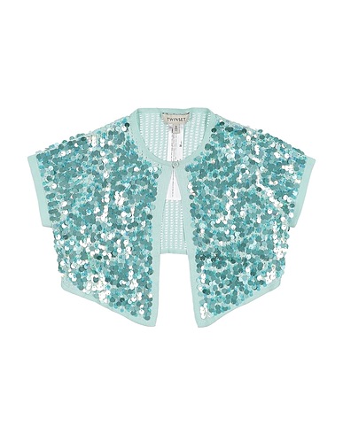 TWINSET Shrug Turquoise 100% Viscose, Polyester