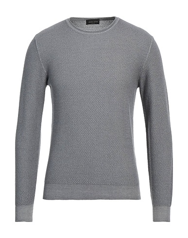 ROBERTO COLLINA Pullover Grigio 100% Lana Merino